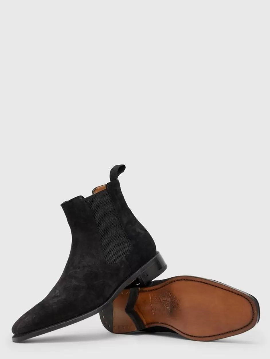 John Varvatos AMSTERDAM CHELSEA BOOT BLACK Shop