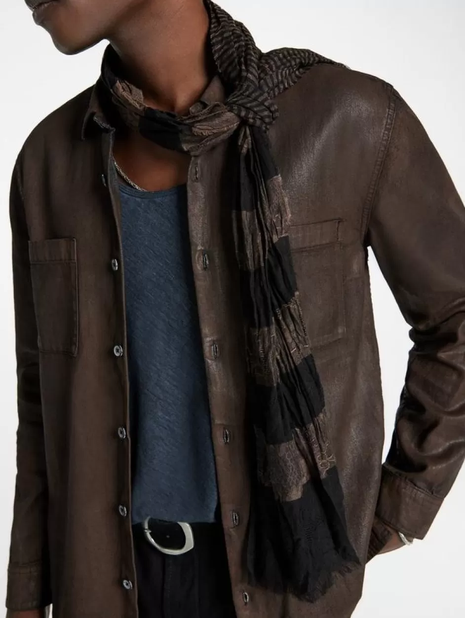 John Varvatos ASHFORD SCARF CHOCOLATE Sale