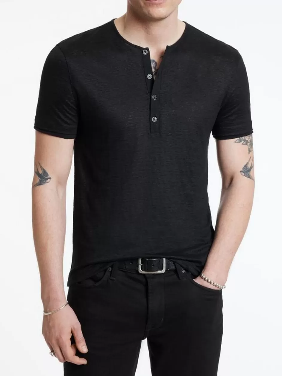 John Varvatos BLEEKER HENLEY BLACK Store