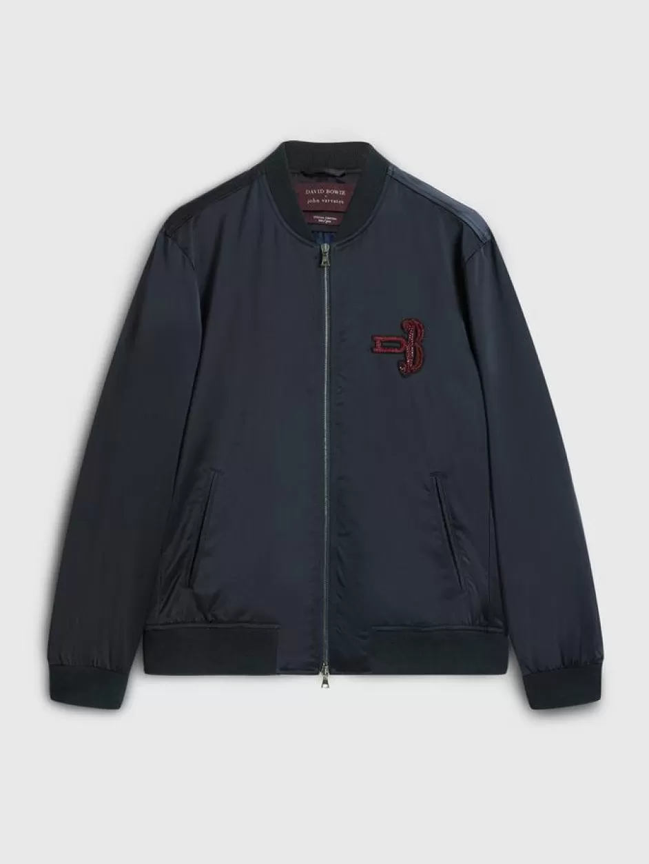 John Varvatos BOWIE BOMBER JACKET NAVY Best