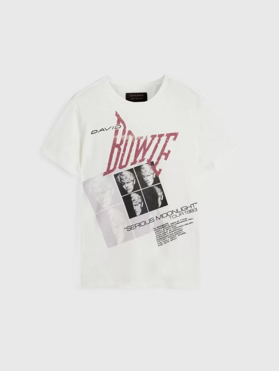 John Varvatos BOWIE SERIOUS MOONLIGHT TEE OPTIC WHITE Clearance