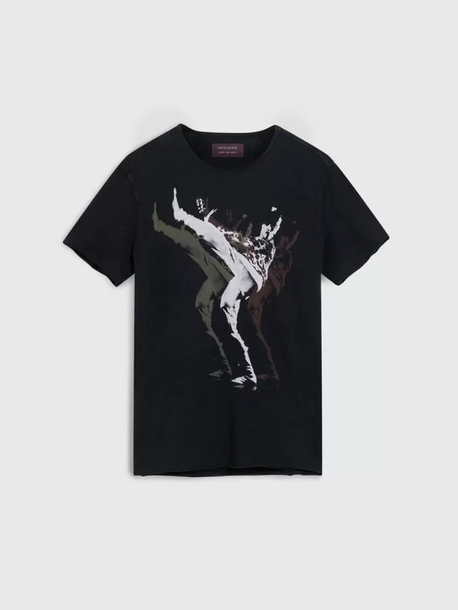 John Varvatos BOWIE THE MAN WHO SOLD THE WORLD TEE BLACK Best Sale