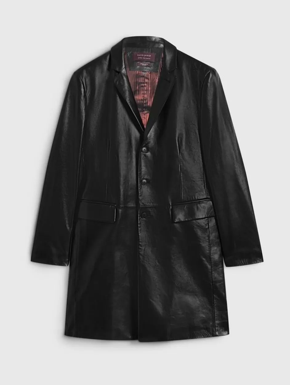 John Varvatos BOWIE TRENCH COAT BLACK Store