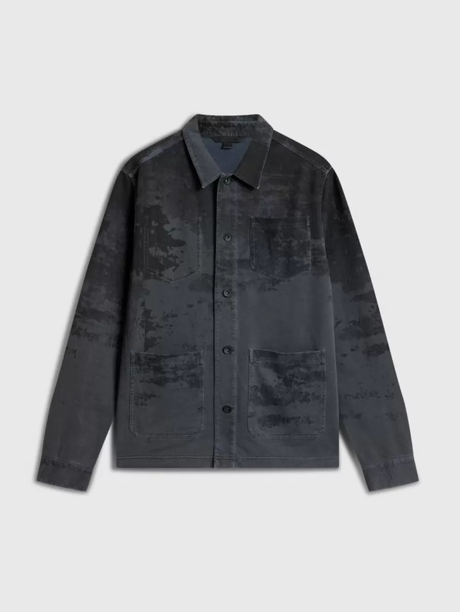 John Varvatos BRIGHTON CHORE JACKET DK STEEL HTR Online