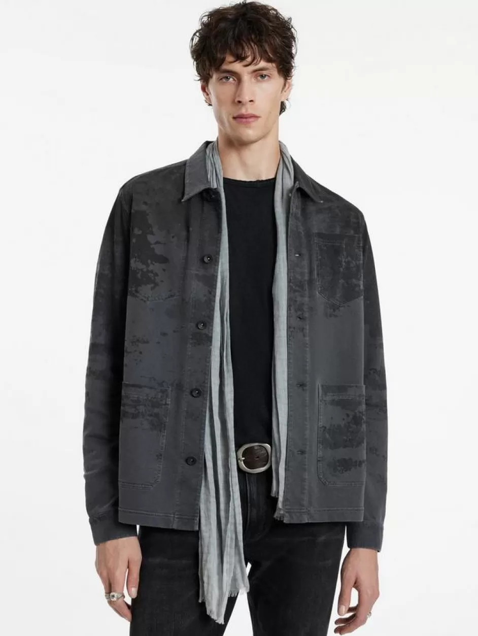 John Varvatos BRIGHTON CHORE JACKET DK STEEL HTR Online