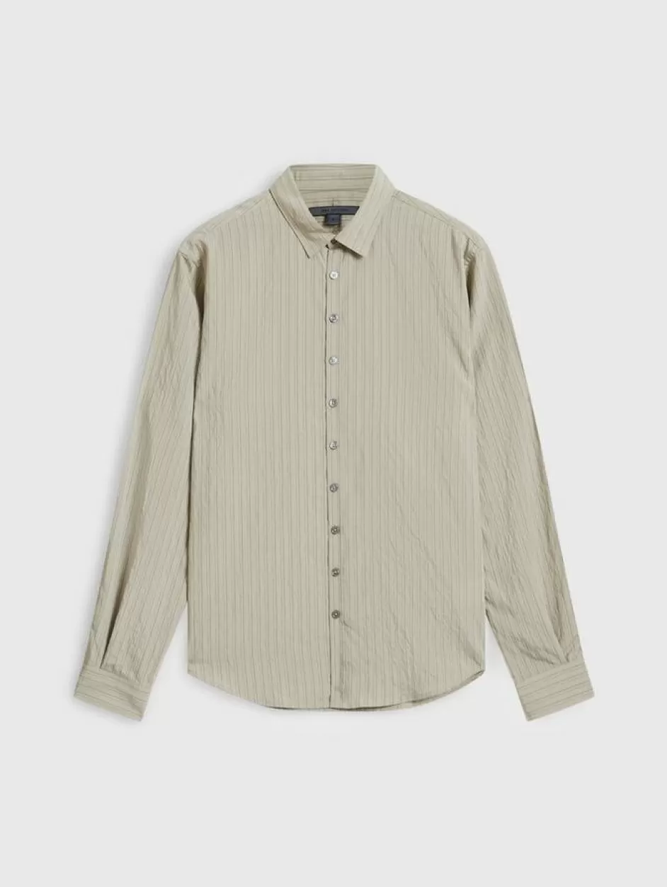 John Varvatos BUCKS SHIRT TWINE BROWN Best Sale