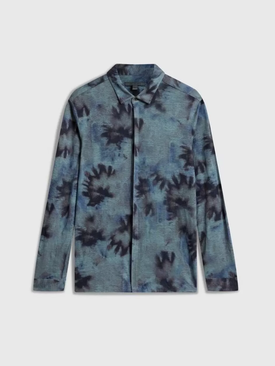 John Varvatos CAMELLIA SHIRT EMPIRE BLUE Fashion