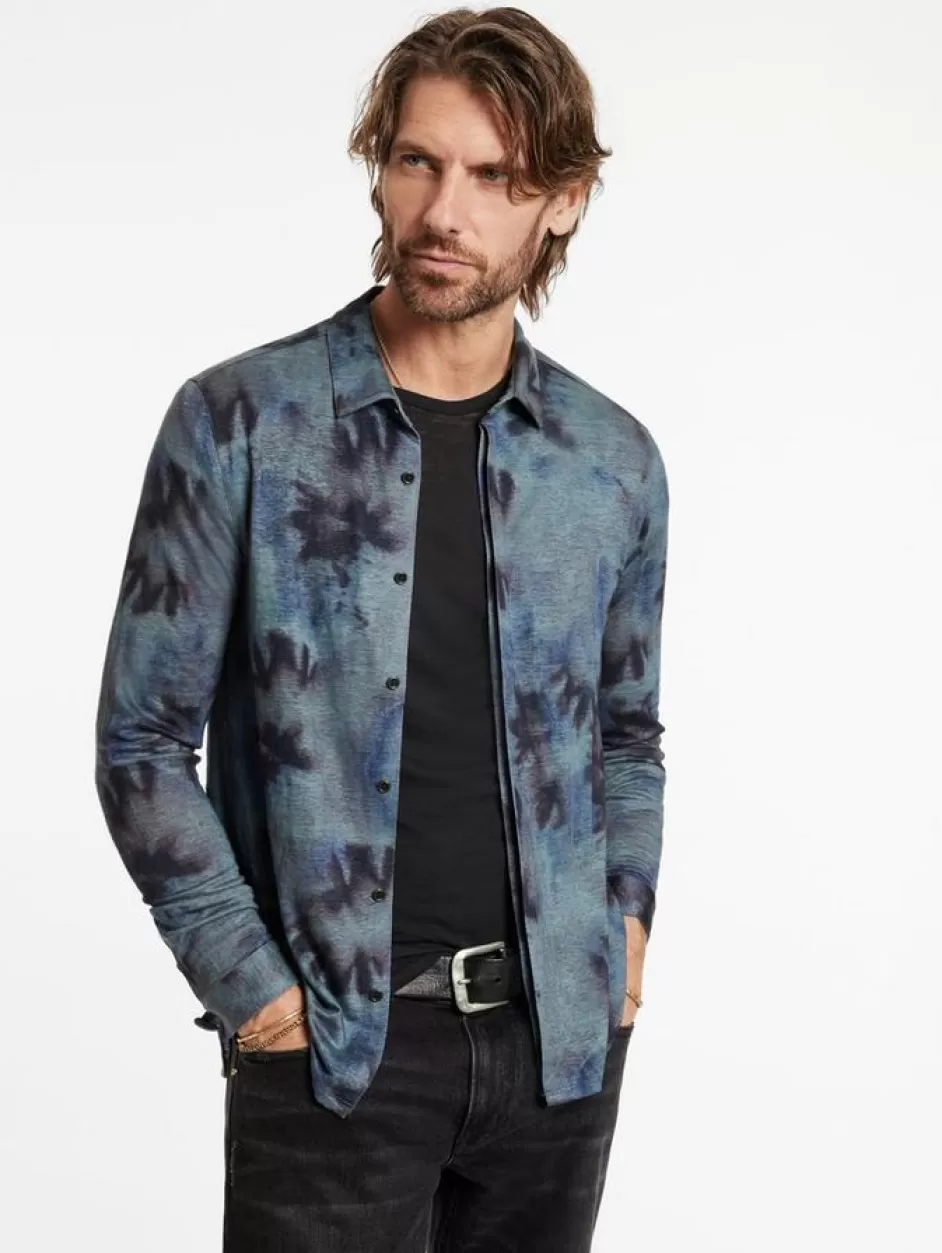 John Varvatos CAMELLIA SHIRT EMPIRE BLUE Fashion