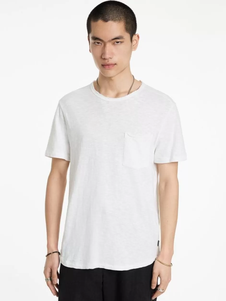 John Varvatos COOPER VINTAGE CREW WHITE Hot