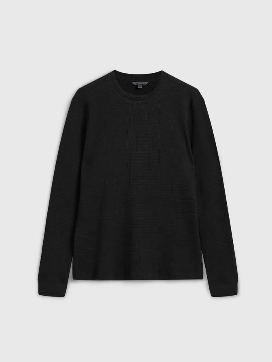 John Varvatos DANTE CREWNECK BLACK Cheap