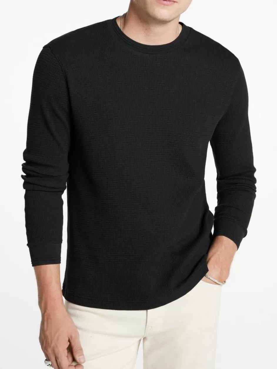 John Varvatos DANTE CREWNECK BLACK Cheap