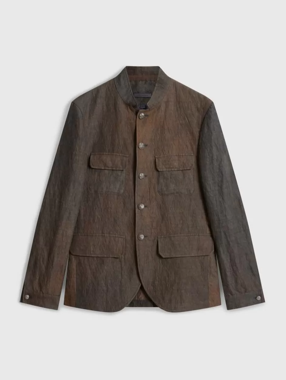 John Varvatos ENGLEMORE JACKET DRILL OLIVE Fashion