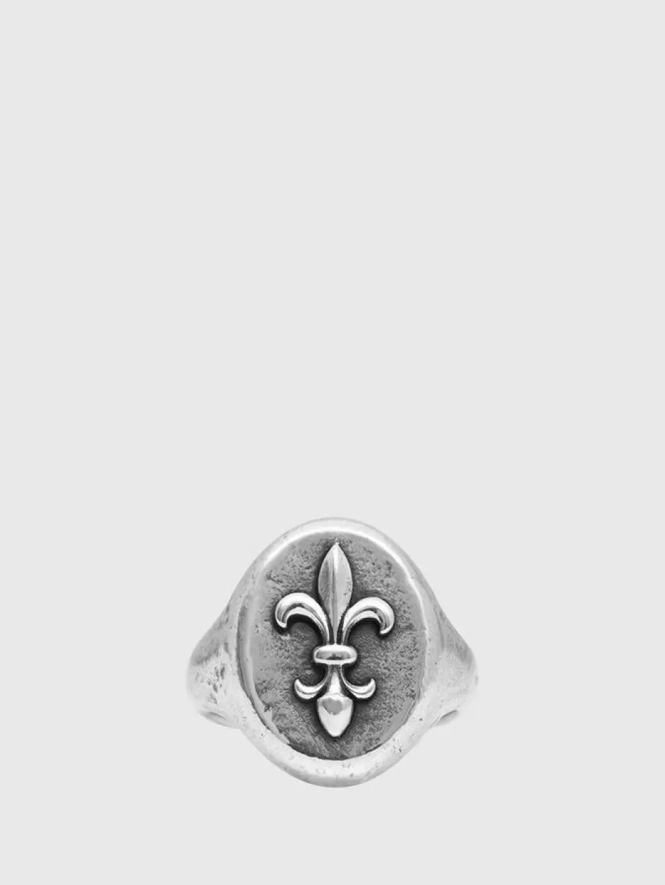 John Varvatos FLEUR DE LIS FEATURE RING NO COLOR Flash Sale