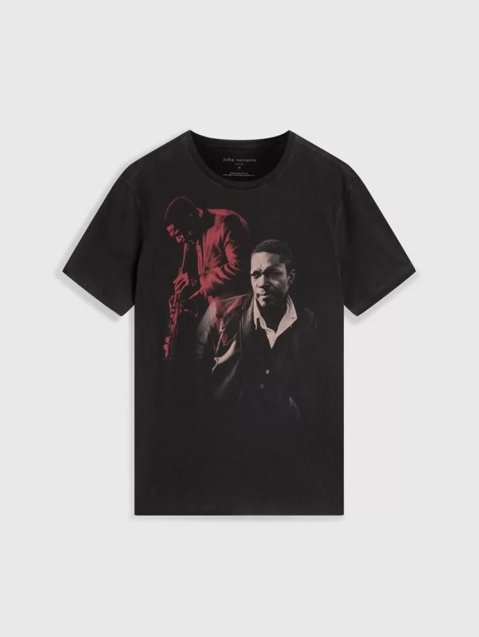 John Varvatos JOHN COLTRANE TEE BLACK Sale