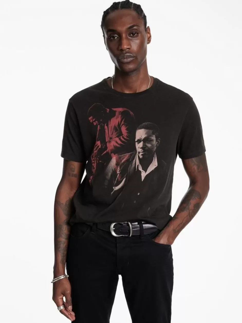 John Varvatos JOHN COLTRANE TEE BLACK Sale