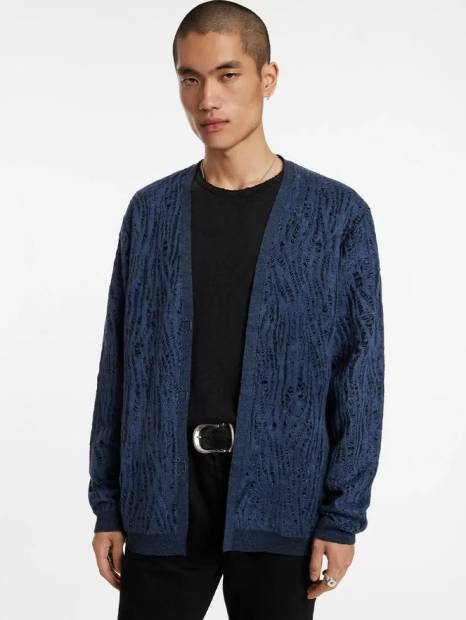 John Varvatos JOPLIN CARDIGAN MIDNIGHT Outlet