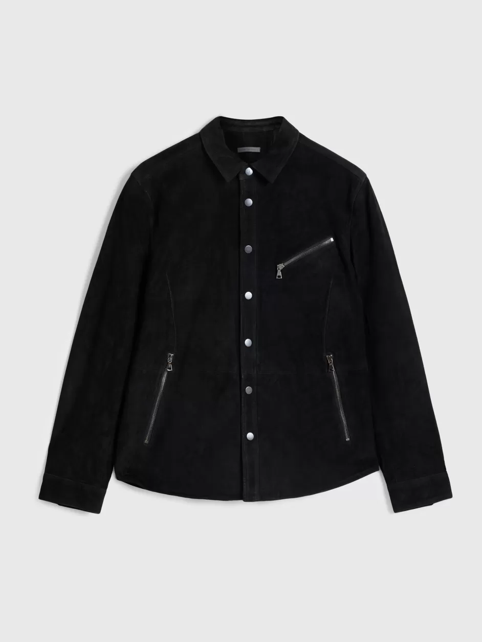 John Varvatos KADD SHIRT JACKET BLACK Sale