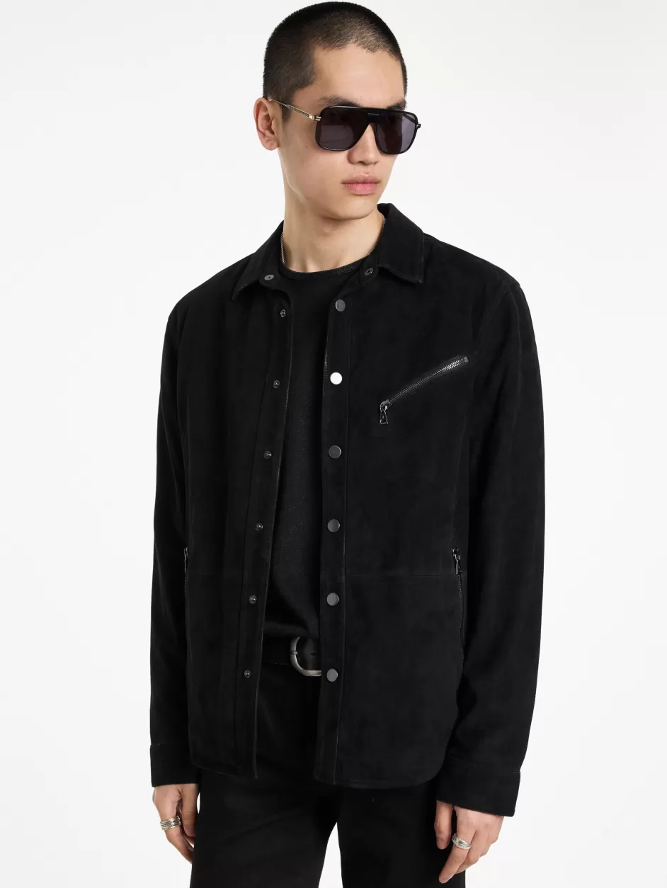 John Varvatos KADD SHIRT JACKET BLACK Sale