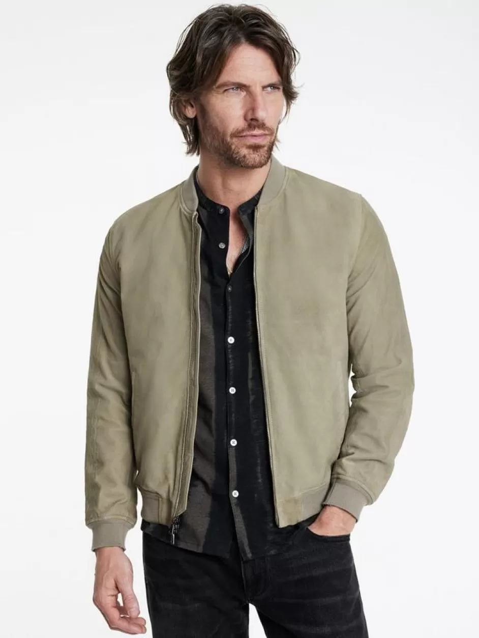 John Varvatos KHAI BOMBER SPRUCE Clearance