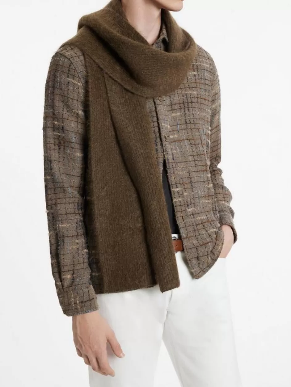 John Varvatos LEA SCARF DEEP OLIVE Outlet