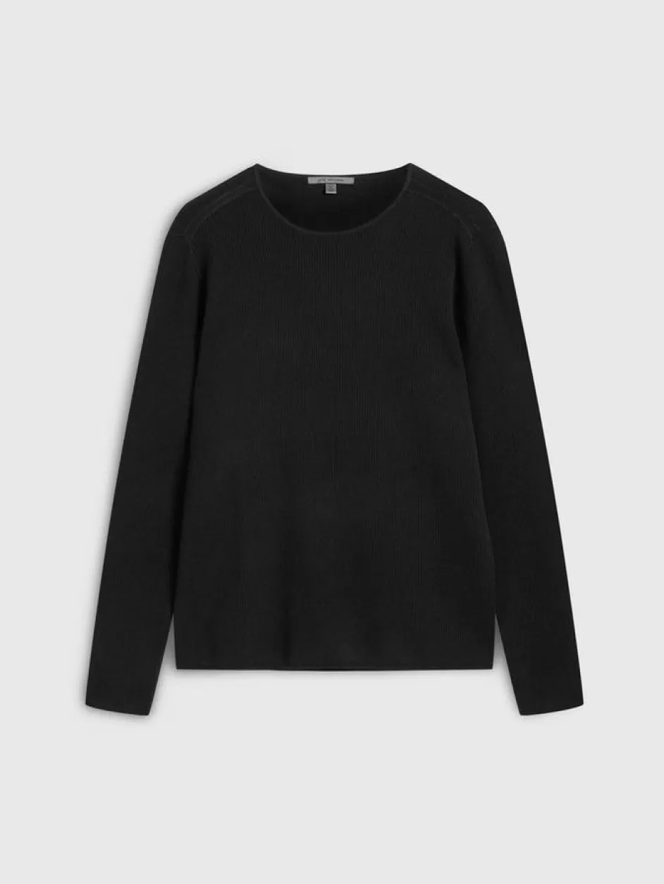 John Varvatos LEIRA CREWNECK SWEATER BLACK Clearance