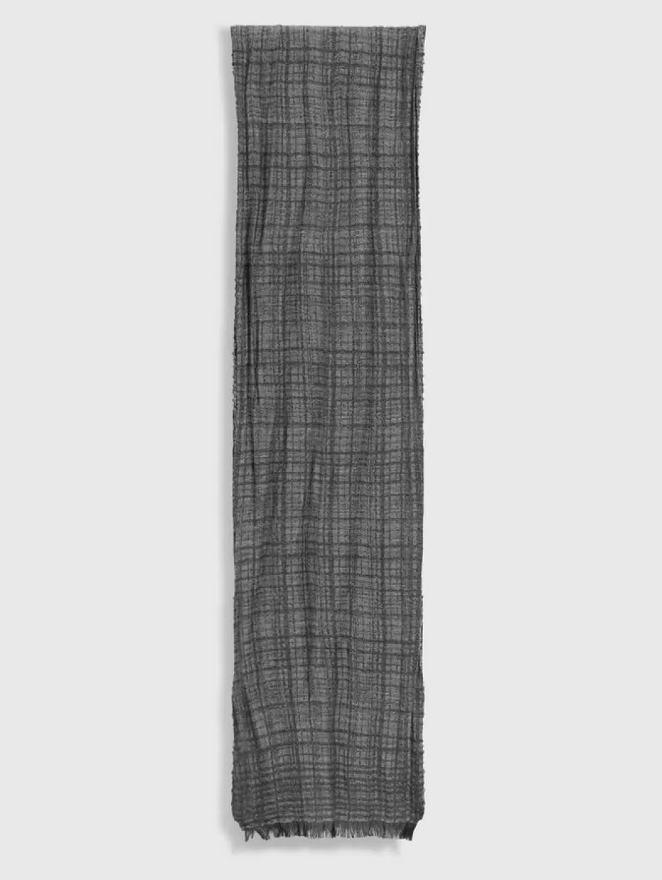 John Varvatos LENAPE SCARF CHARCOAL Cheap