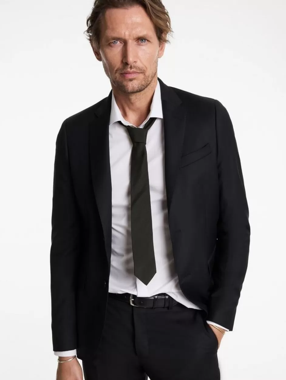 John Varvatos LEONE SLIM TIE BLACK Flash Sale