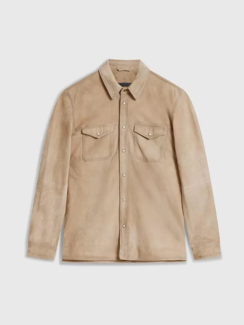 John Varvatos LIONELL SHIRT JACKET CAMEL Cheap