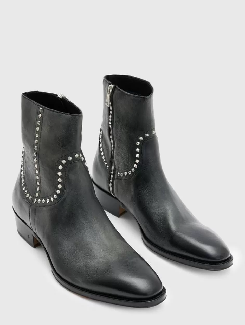 John Varvatos LUDLOW STUDDED BOOT BLACK Online