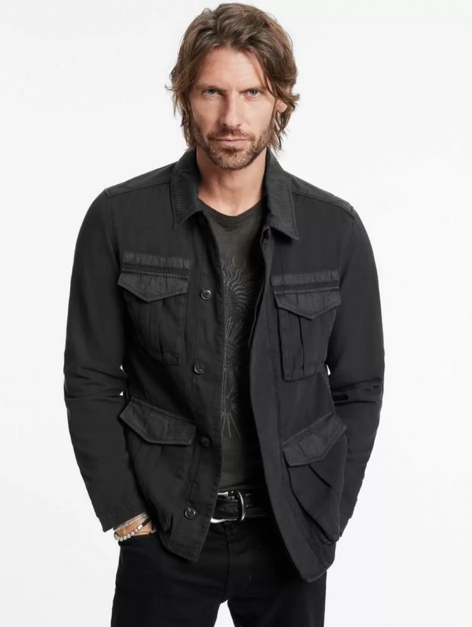 John Varvatos LUIS FIELD JACKET BLACK New