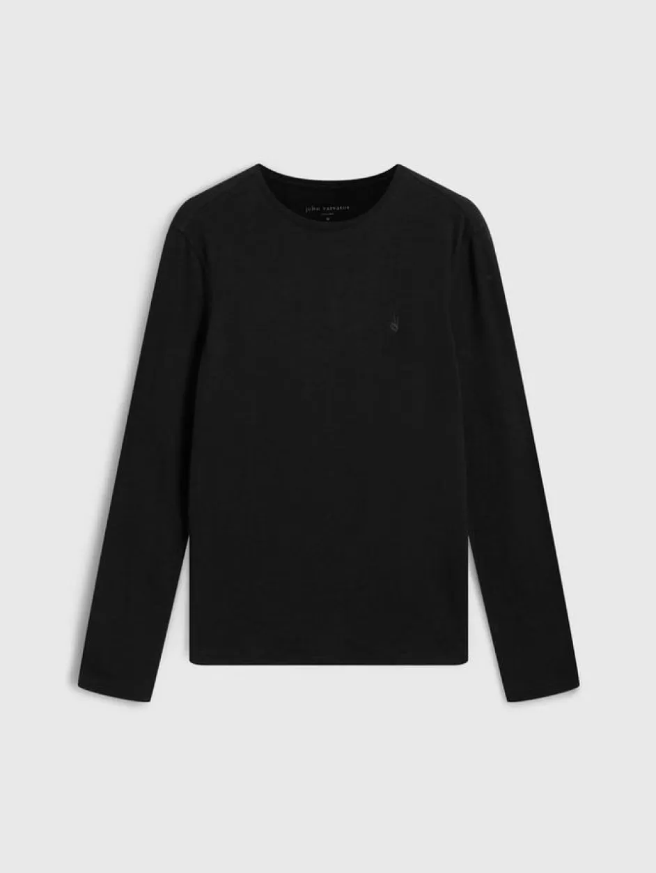 John Varvatos MARLOW CREWNECK BLACK New