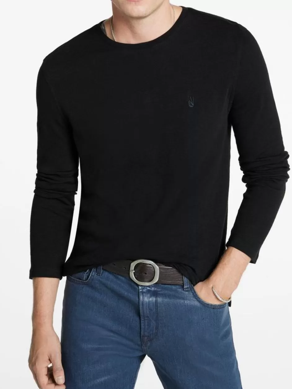 John Varvatos MARLOW CREWNECK BLACK New