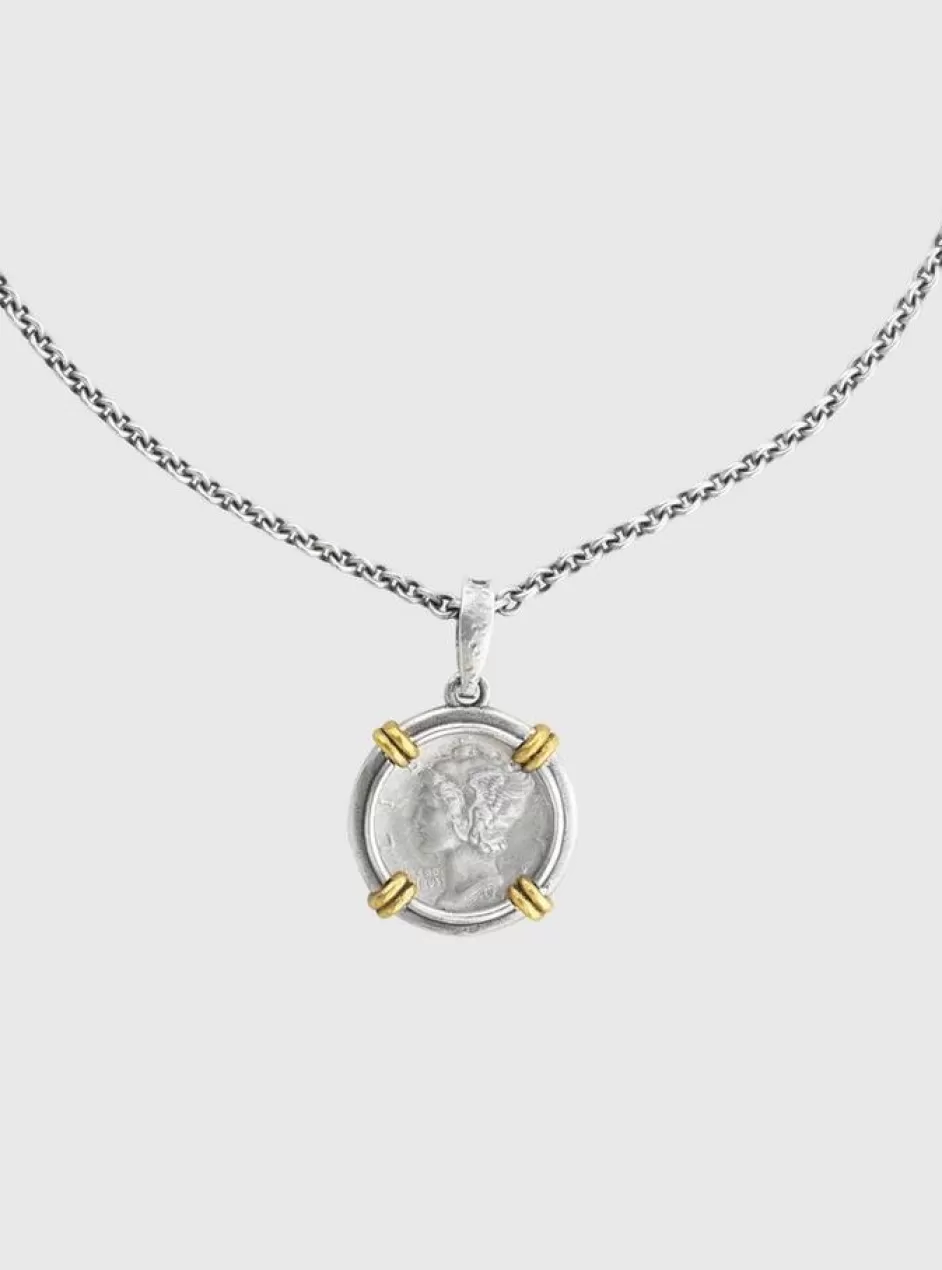 John Varvatos MERCURY COIN NECKLACE NO COLOR Online