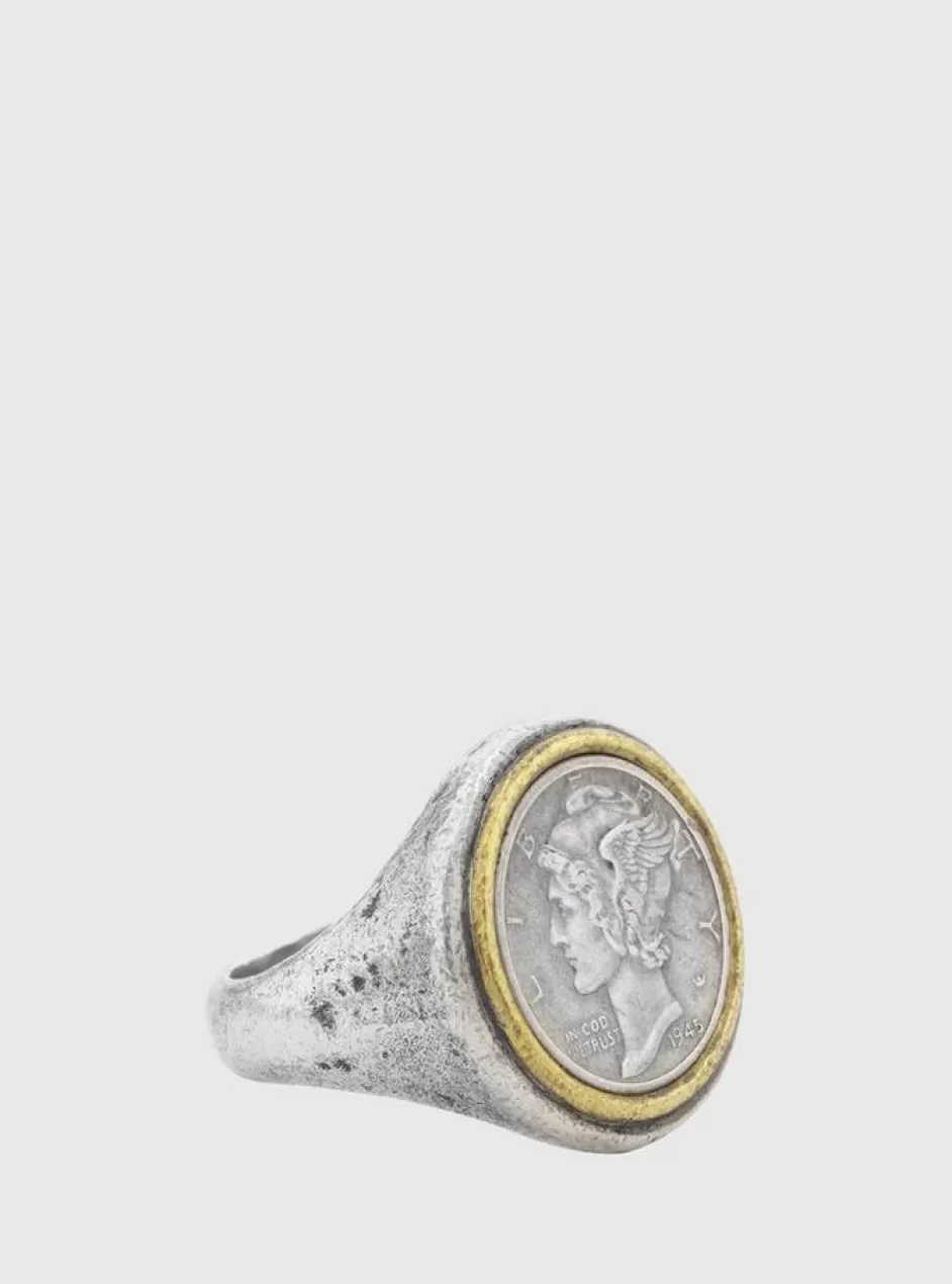 John Varvatos MERCURY COIN RING NO COLOR Hot