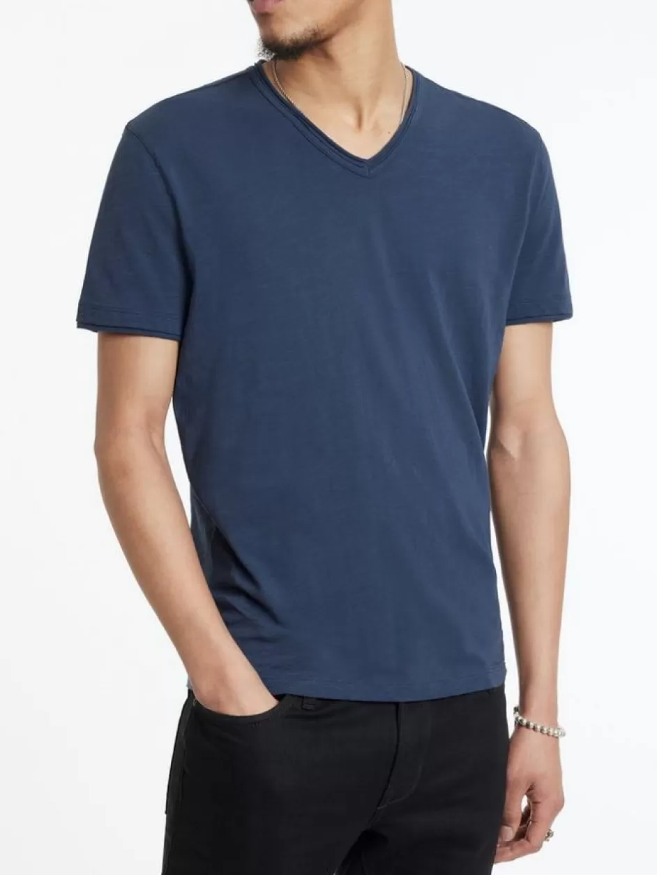 John Varvatos MILES V-NECK BLACK Shop