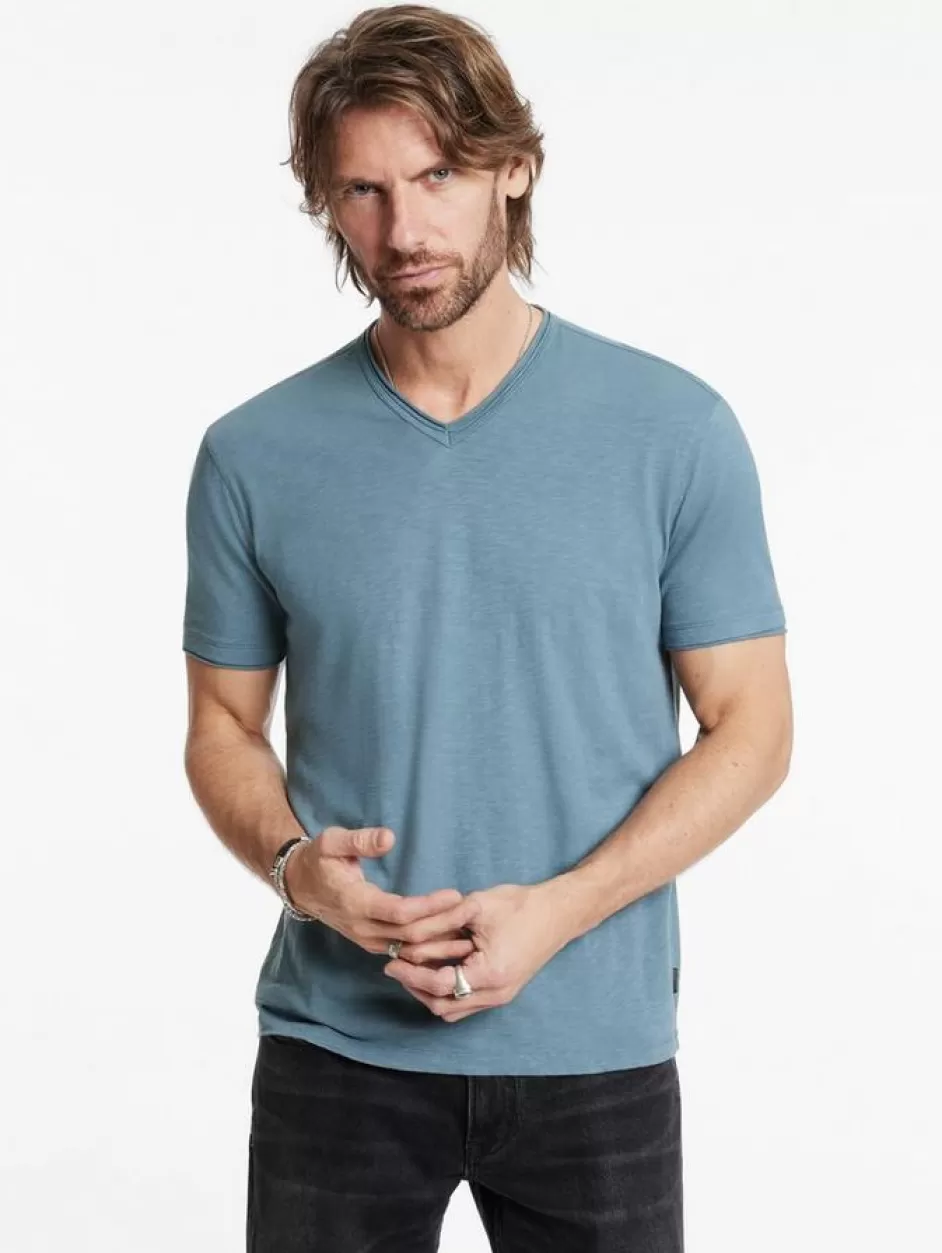 John Varvatos MILES V-NECK CAMEL Hot