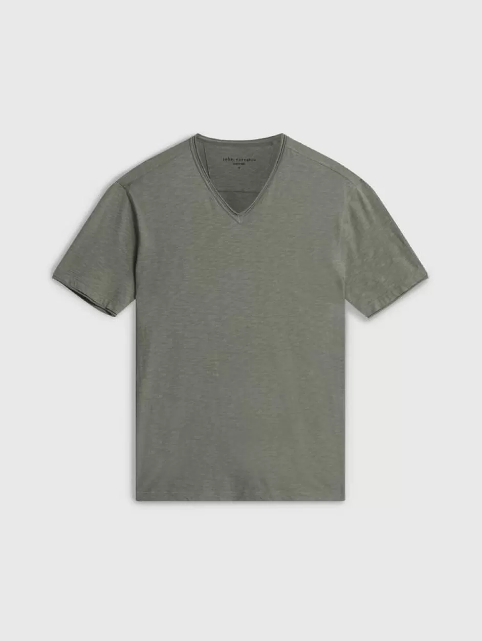 John Varvatos MILES V-NECK CAMEL Online