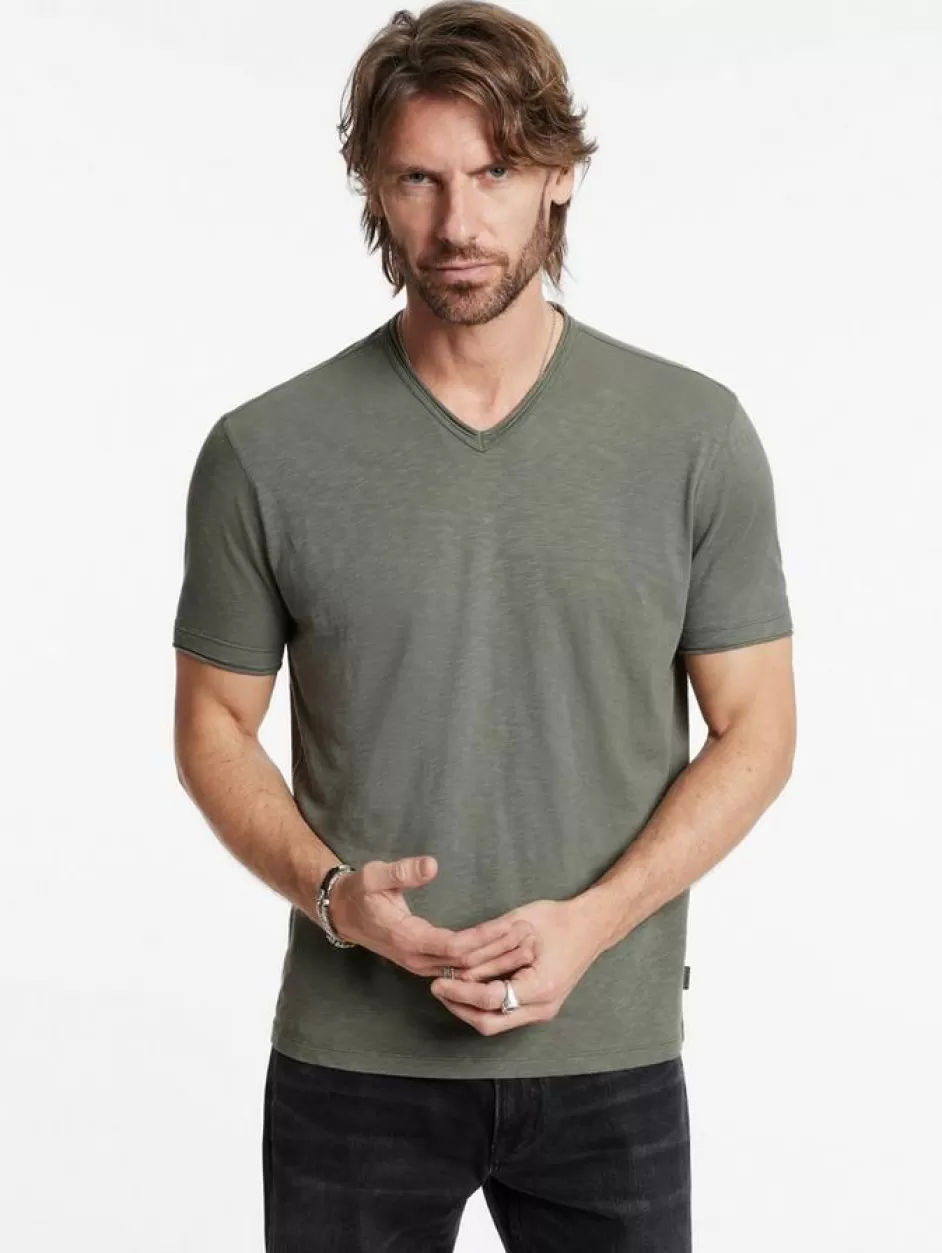 John Varvatos MILES V-NECK CAMEL Online