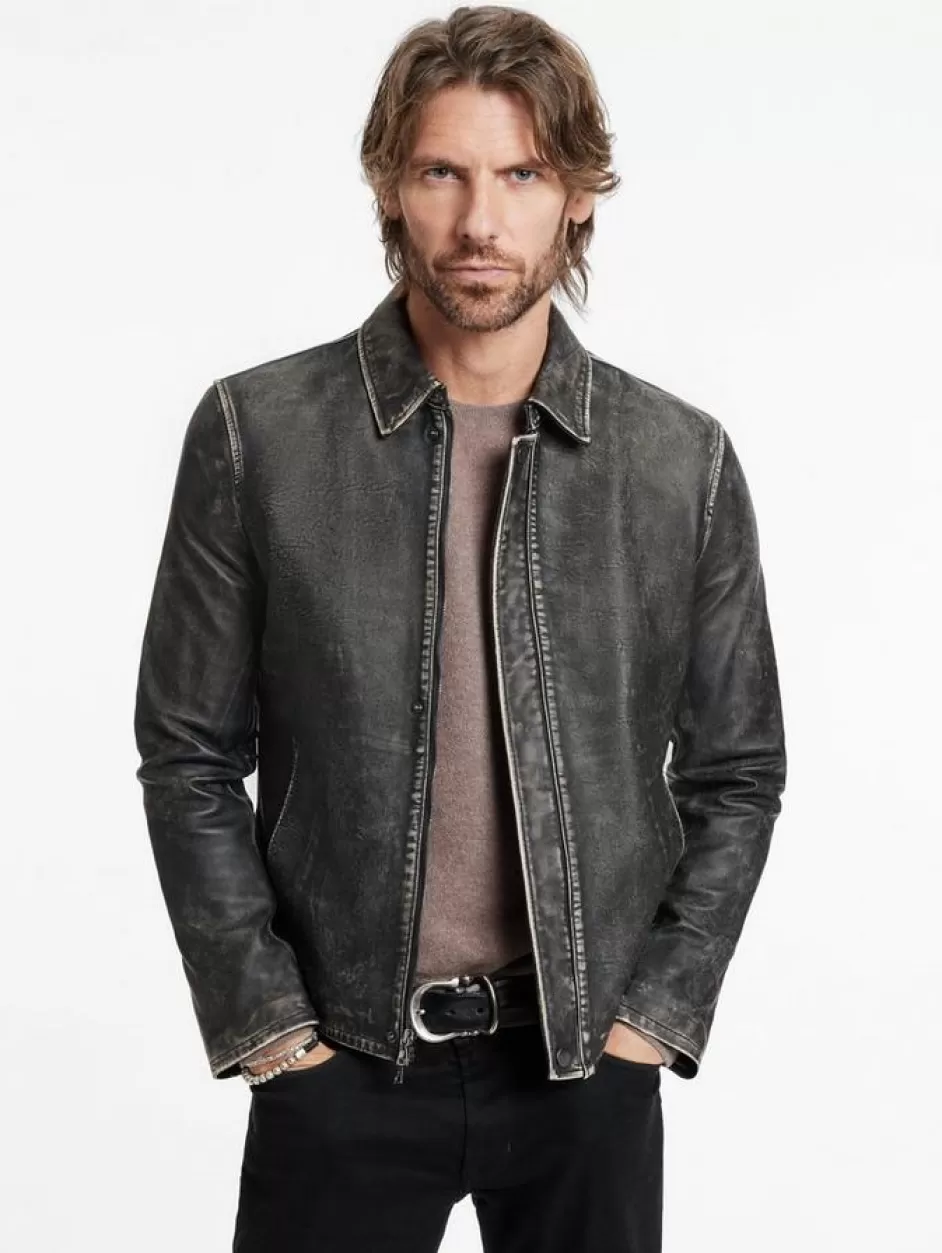 John Varvatos PENN JACKET BLACK Flash Sale