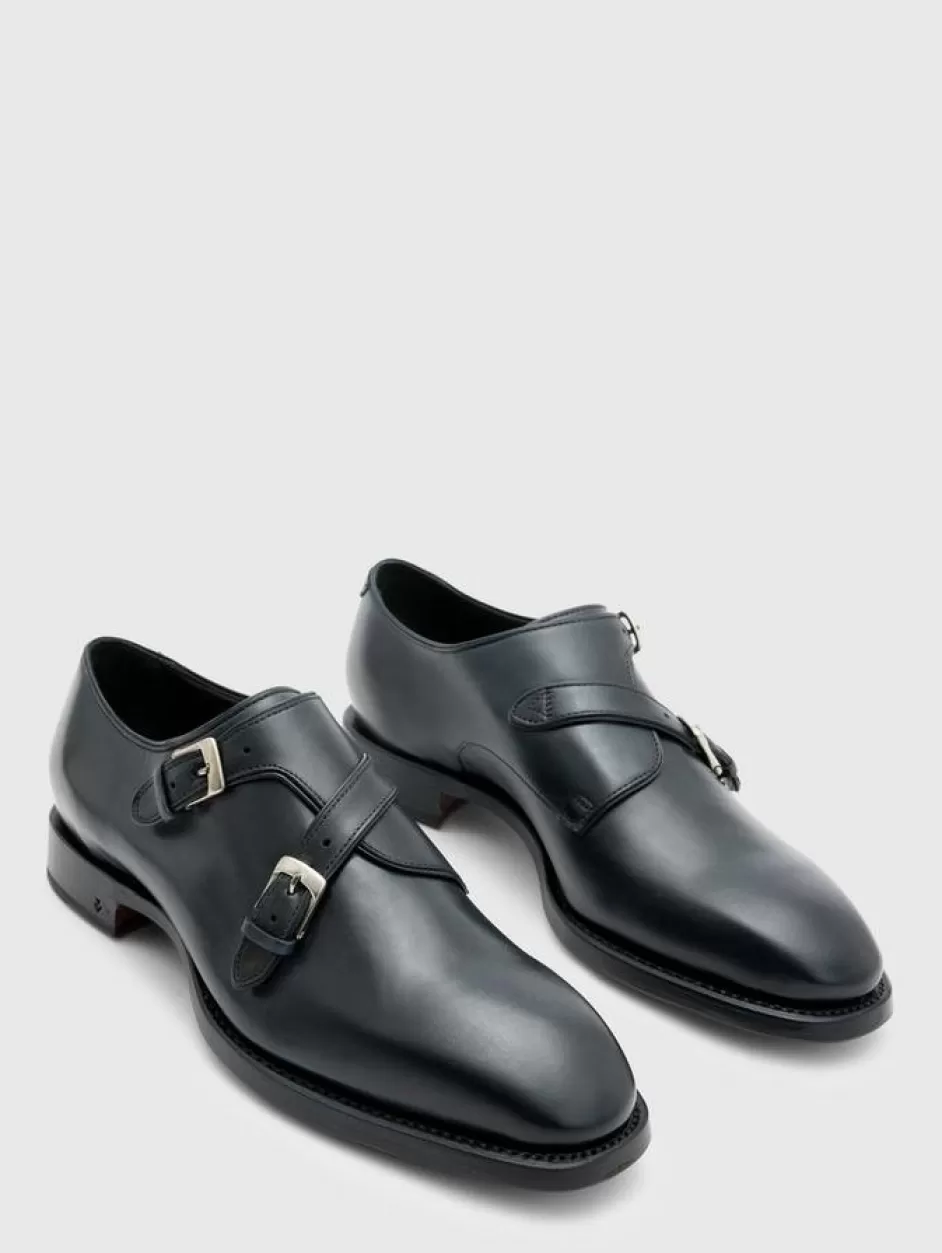 John Varvatos REGENT DOUBLE MONK BLACK Best Sale