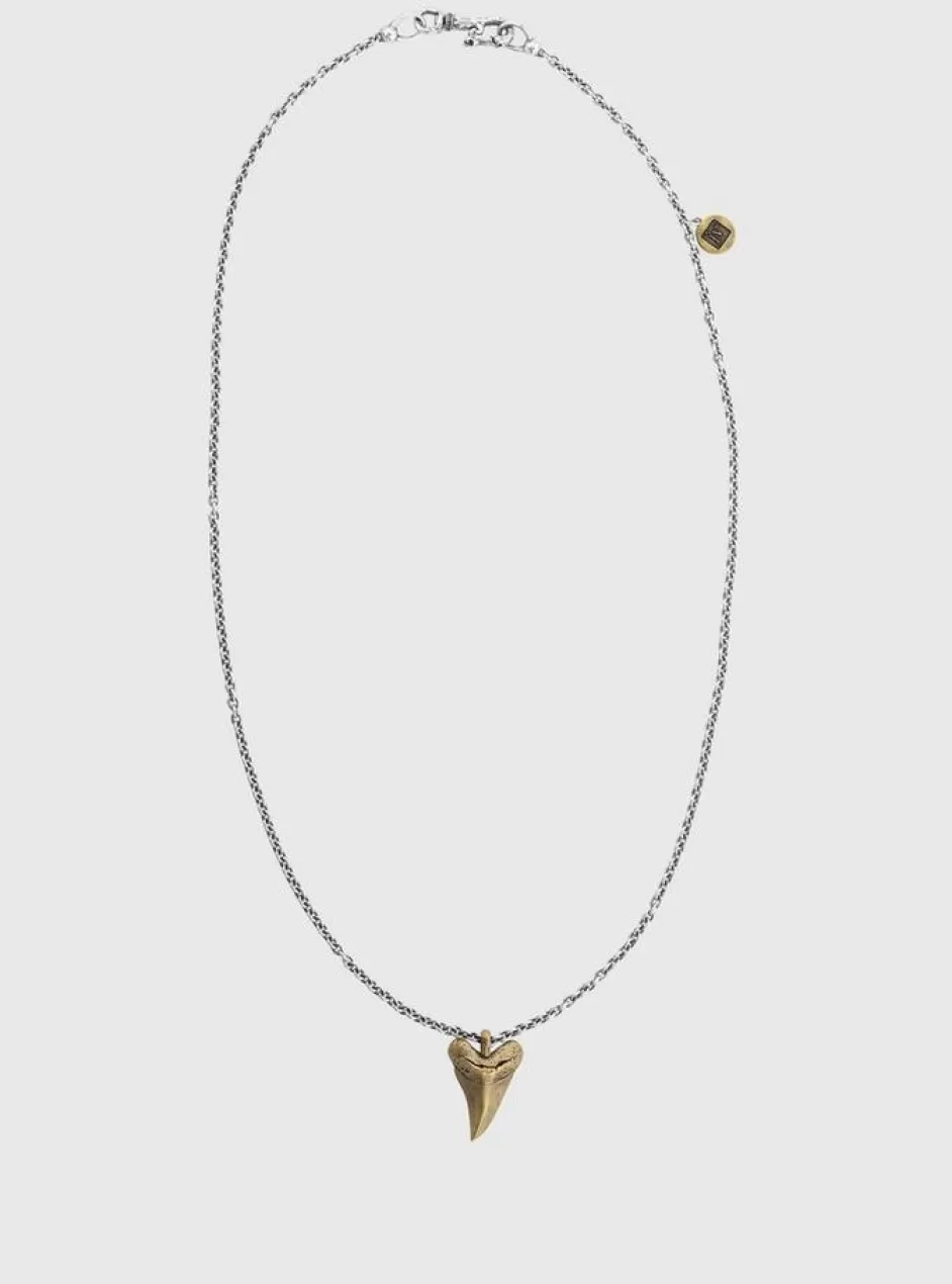 John Varvatos SHARK TOOTH PENDANT NECKLACE NO COLOR Hot