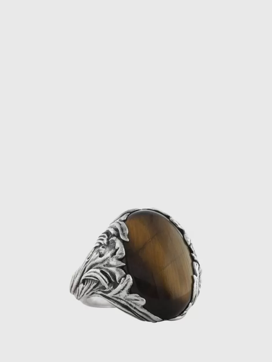 John Varvatos TIGERS EYE RING NO COLOR Outlet