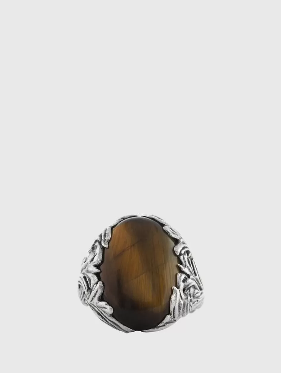 John Varvatos TIGERS EYE RING NO COLOR Outlet