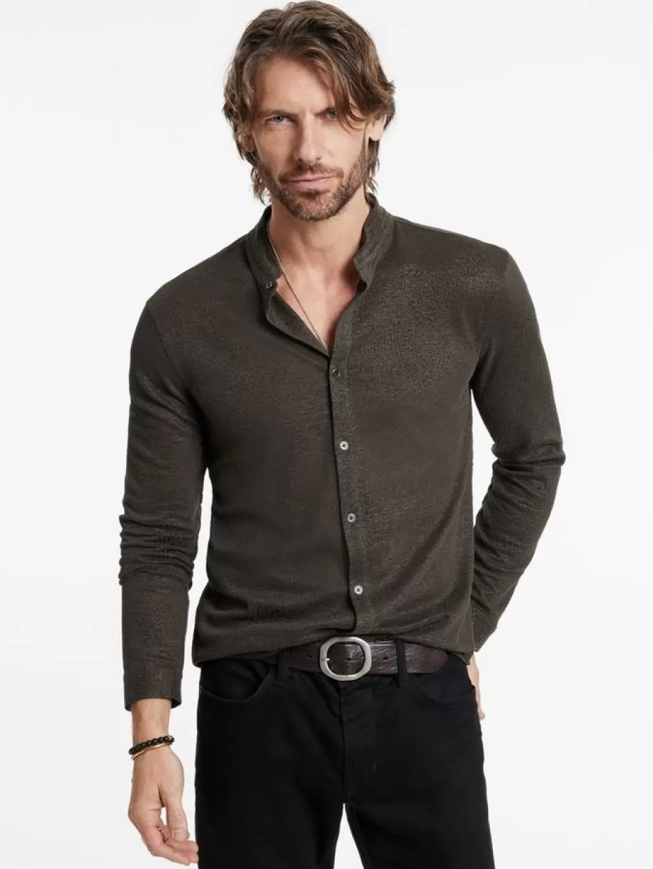 John Varvatos VALDEZ SHIRT BLACK Outlet