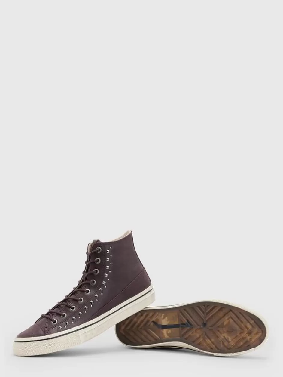 John Varvatos VULC MULTI STUD MID TOP BLACK Outlet