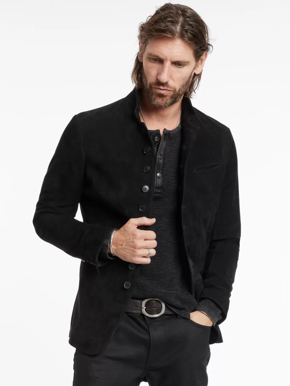 John Varvatos WOODWARD MULTIBUTTON JACKET BLACK Shop