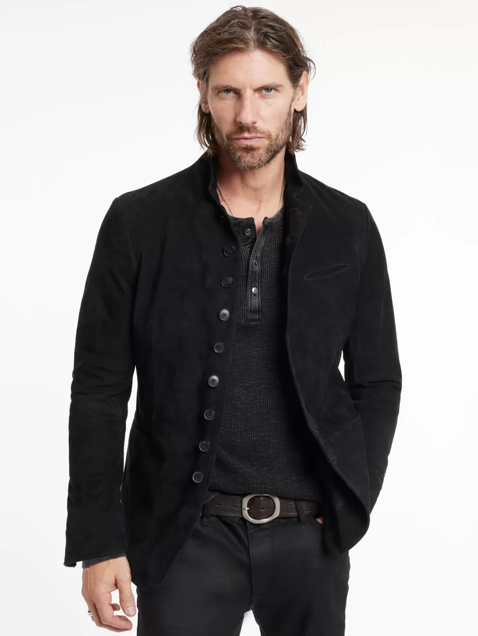 John Varvatos WOODWARD MULTIBUTTON JACKET BLACK Shop