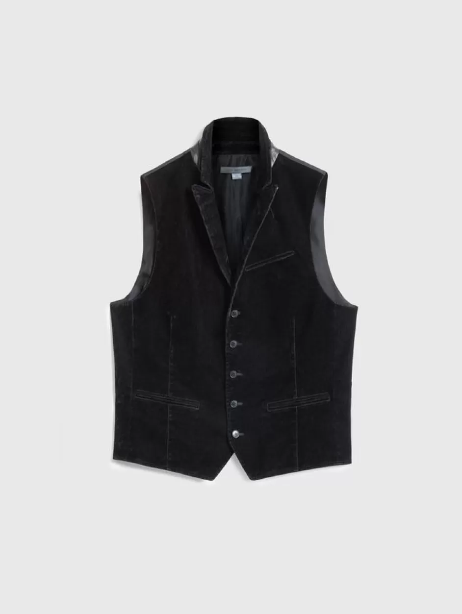 John Varvatos WOODWARD VEST BLACK New