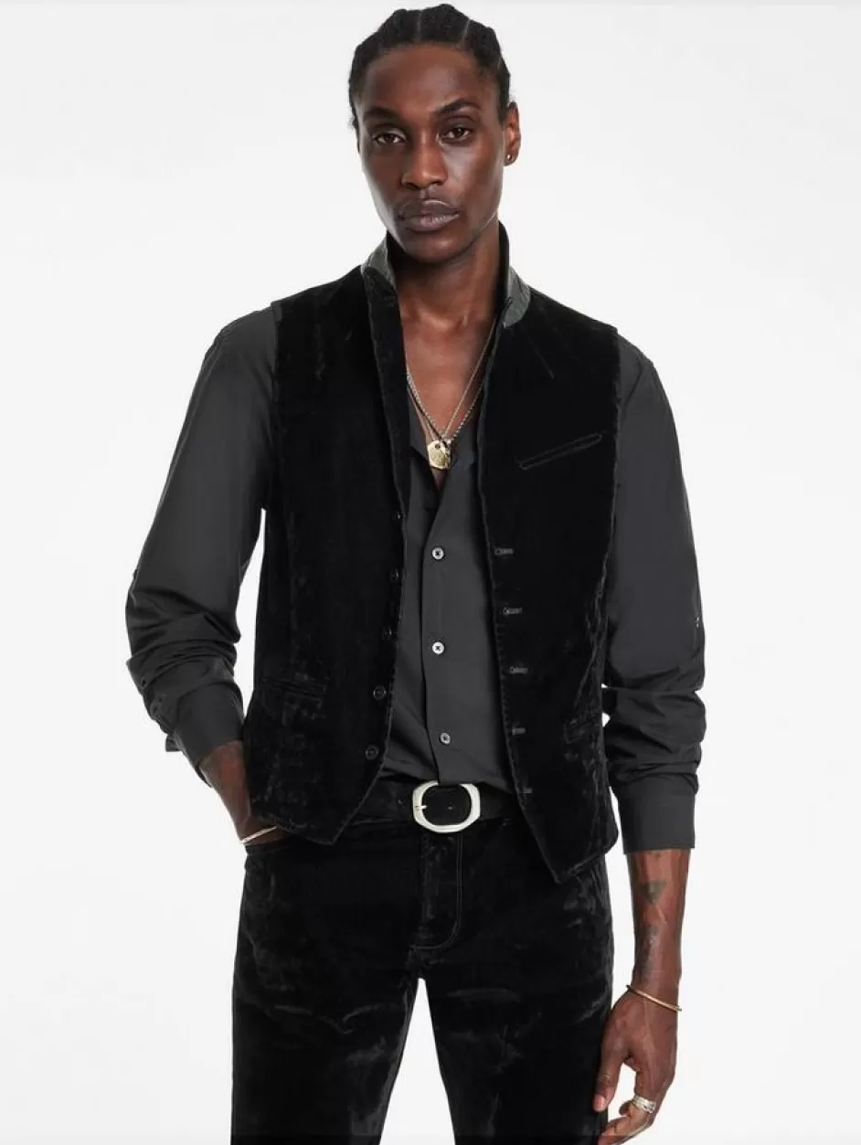 John Varvatos WOODWARD VEST BLACK New