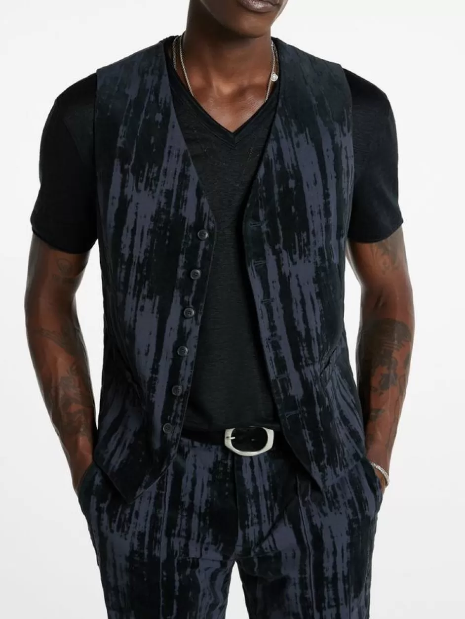 John Varvatos WOOSTER VEST THISTLE Flash Sale